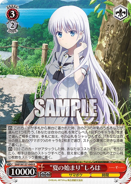 “夏の始まり”しろは 【SMP/W137-049R】